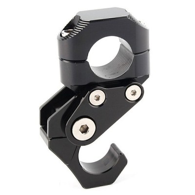 22MM 7/8'' Scooter Handlebar Hook Helmet Luggage Bag Carry Strap Black CNC