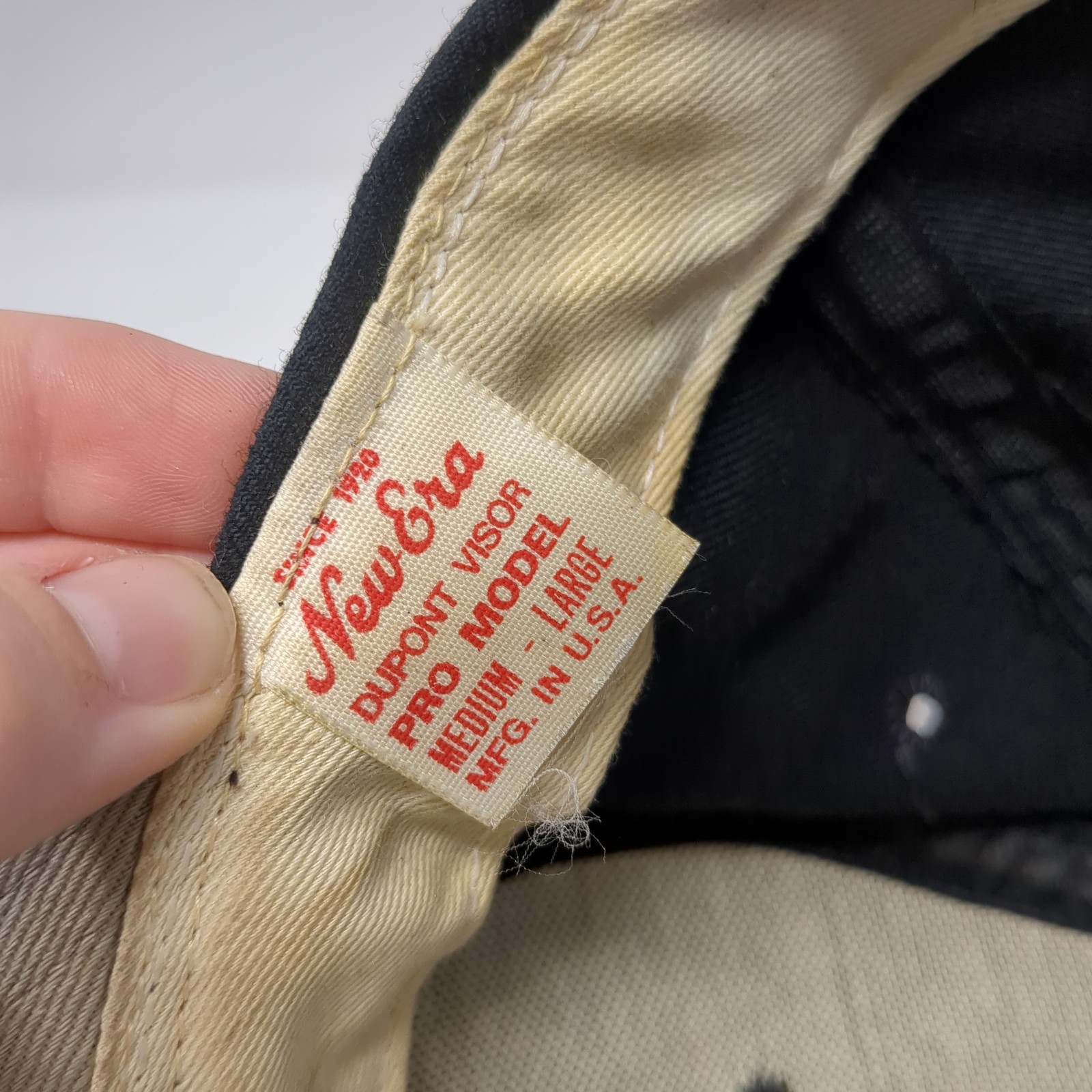 Editel Snapback Hat Solid Black Large Adjustable … - image 9