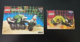 2 Vintage Lego Sets 6852 and 6832 Sonar Security and Super Nova II