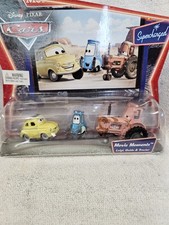 Disney Pixar Cars Movie Moments Luigi Guido Tractor 3-Pack Diecast Set