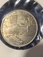 The Eagle Has Landed Apollo 11 July 20, 1969 Coin made from Spacecrafts Columbia
