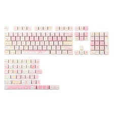 Cute Cat Keycaps Set, Mao Profile, PBT/PC Keycap for MX Switches Mechanical K...