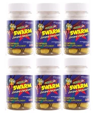 6x Bottles Swarm Extreme Energizer 20 Capsules Each