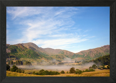 Rolling Fog Framed Wall Art Poster Canvas Print Picture