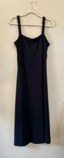 Calvin Klein Women's Sleeveless Black Pullover Midi Dress - Large