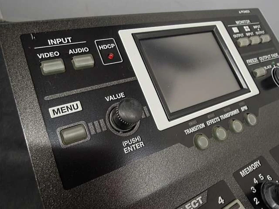 Roland V-4EX 4CH Video Mixer Switcher w/ AC Adapter Power Cable Tested - Image 3 of 4