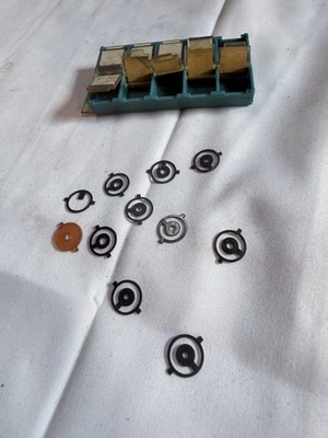 Anschutz 12mm Front Sight Insert Set 11 pcs w Amber Filter Target Rifle