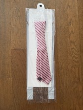 Jcrew Crewcuts Pink Striped Tie 42   age 2-7 100 Silk