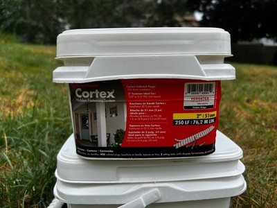 NEW FastenMaster Cortex Hidden Fastening System Versatex PVC 2  Screws 250 LF