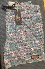 NWT 89.50 VINEYARD VINES Men's Swim Trunks Shorts Size Large L 36-38 UPF 50
