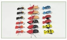 Barbless Trout Flies ,18 Barbless Beetles and Foam Ants inc Hi Viz, Ants & Lady.