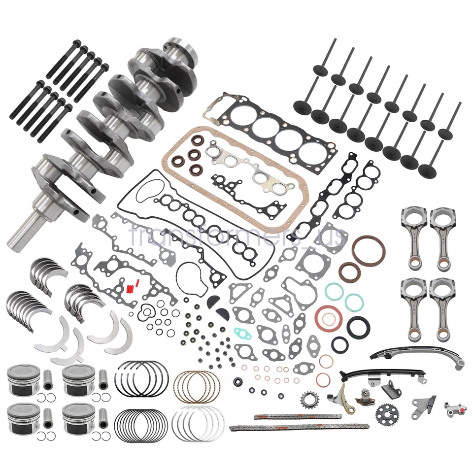 3RZFE Engine Rebuild Overhaul Kit-Crankshaft Rods For 1994-04 Toyota Tacoma 2.7L - Image 4 of 4