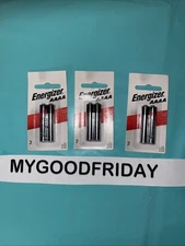 LOT of 6  2-Pack Each-Energizer E96BP-2 1.5v Alkaline Battery AAAA Exp:12/28