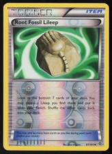 Root Fossil Lileep 87/101 Uncommon Plasma Blast Pokemon Reverse Holo LP