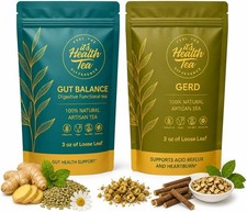 2-step Gut Reset System Herbal Tea Bundle For Distive Fort Daily