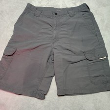 Wrangler Cargo Shorts Men 34/9 Dark Gray Hiking Outdoor Activity Durable