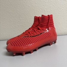 Under Armour UA Highlight 2 MC Knit Red Football Cleats 3027304-600 Mens Size 9