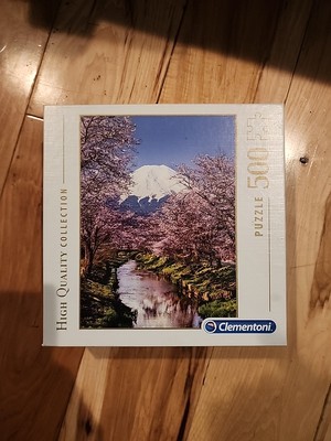 Clementoni High Quality Collection Fuji Mountain 500 Pcs 19 x 14 New Sealed BAG