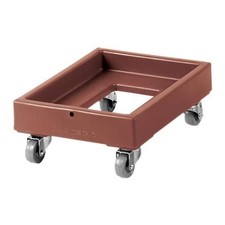 Cambro CD1420131 Camdolly® 14 in X 19 in Brown #10 Can Case Dolly
