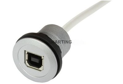 1pcs HARTING 09454521910 Brand New har-port USB 2.0 B-B PFT cable; 0,5m