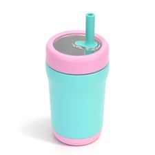 Toddler  Kids Tumbler with Flexible Straw 12 oz, Spill Proof Clear Lid, Non-...