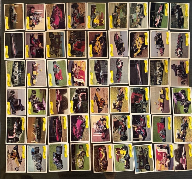 1970s Lot of 54 Fleet Drag Racing Cards  Champions American Hot Rod Association