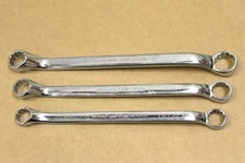Snap-On 3pc SAE 10° Offset Box Wrench set 5/8"-7/8" XB2022,XB2224,XB2426(55414)