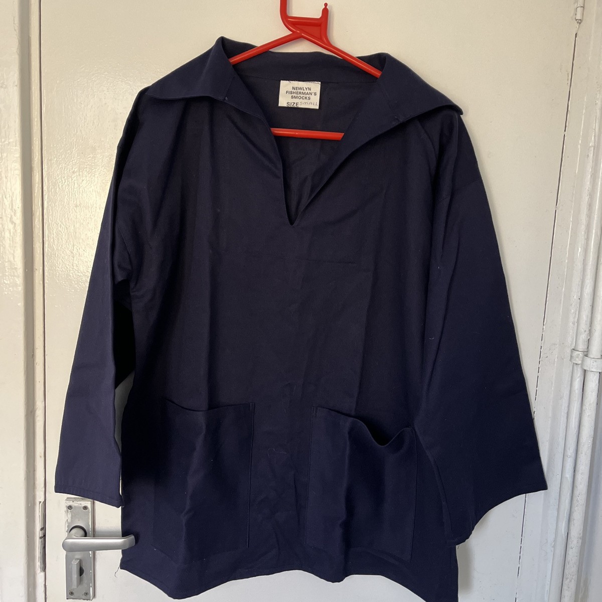 英国製 フィッシャーマンスモック プルオーバーシャツ XL ユーロ