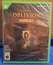 Elder Scrolls IV Oblivion Remastered. Deluxe Edition. Xbox Series X. Brand New.
