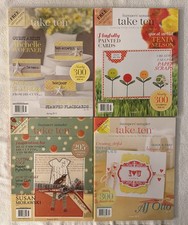 Stampers' Sampler Take Ten Magazine 4 Issues Cardmaking Stamping 2012   