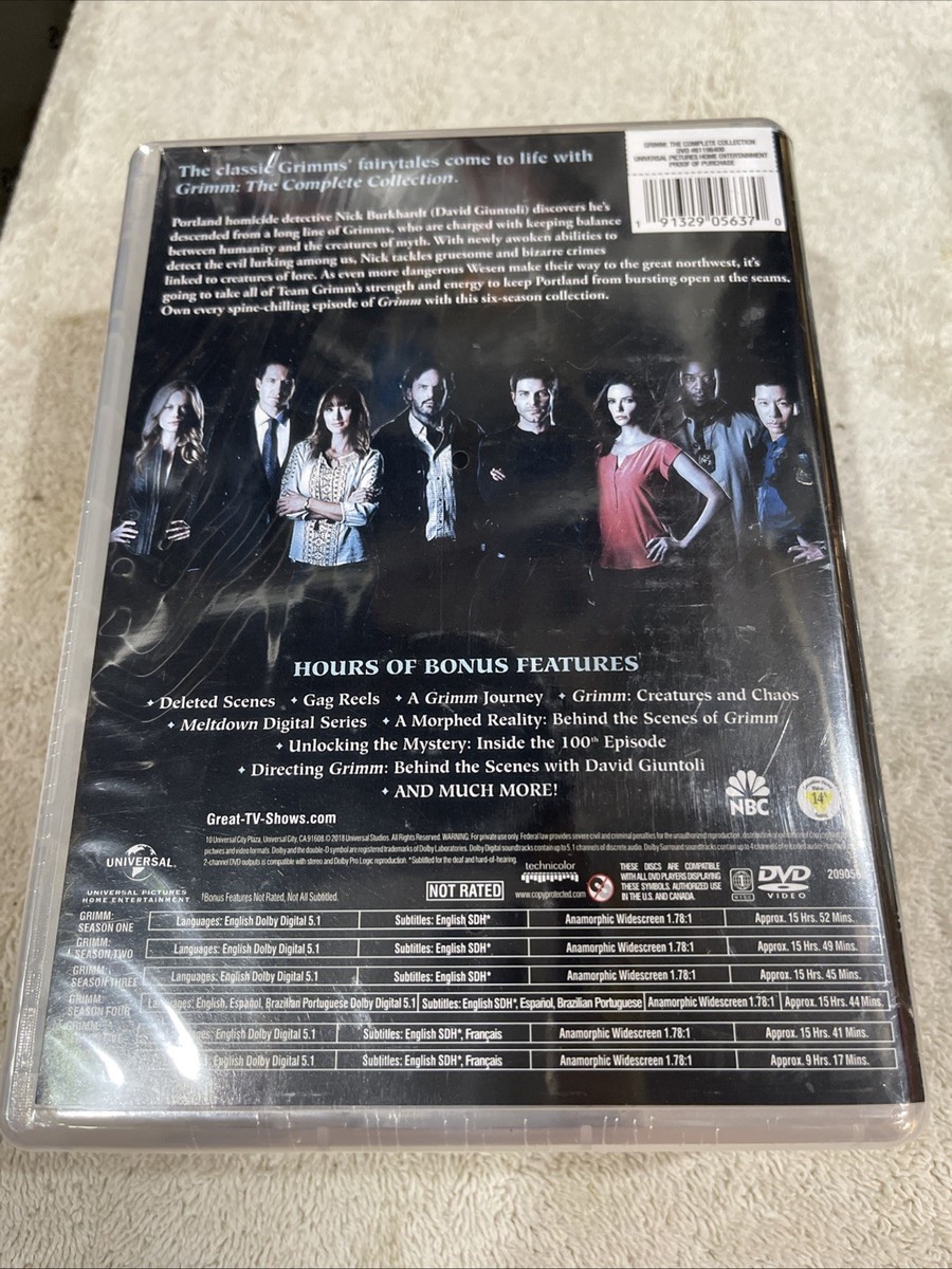 GRIMM DVD-BOX シーズン1-5 Amazon.com: Grimm Complete Seasons 1-5 Collection : David