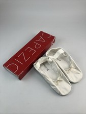 NWB - Capezio 205T Daisy White Child Ballet Shoes - Size 9.5M