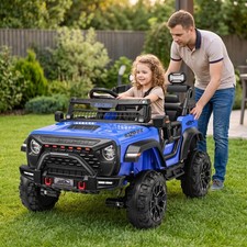 24V 2 Seater Ride on Toys Cars 4 100W Power Wheels w/Remote Control  Bluetooth
