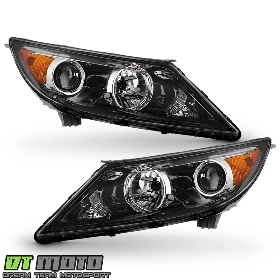 For 2011-2012 Kia Sportage w/o LED DRL Projector Headlights Headlamps Left+Right - Image 2 of 4
