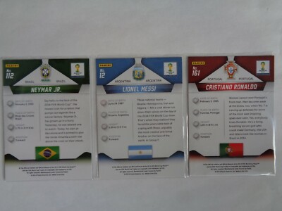 2014 Panini PRIZM World Cup Brazil complete 201 Card set 1s MESSI