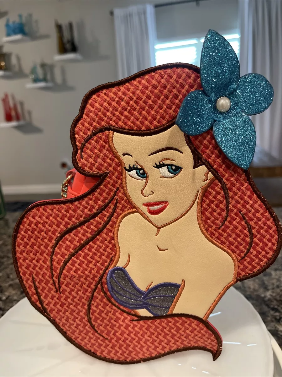 RARE Disney Store Danielle Nicole Crossbody Purse Hand Bag Ariel