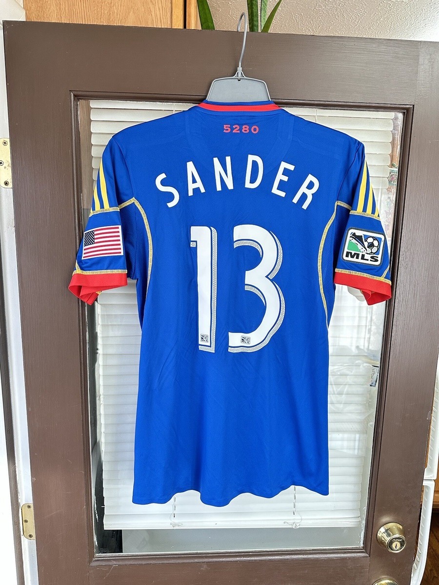 Authentic adidas Colorado Rapids #13 Sander 2013-14 Away Soccer