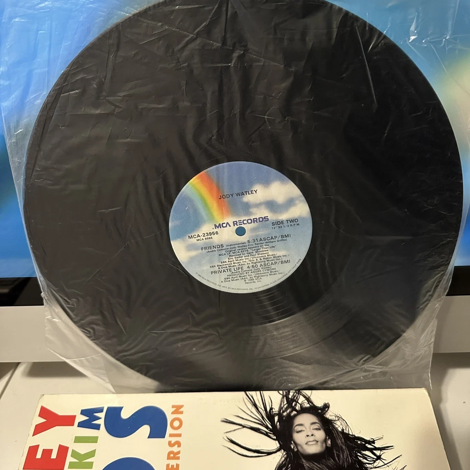 JODY WATLEY w/ ERIC B & RAKIM - FRIENDS - 1989 MCA Records 12” Vinyl EP - NM/EX Foto 3 de 4