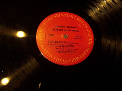 Johnny Mathis "Give Me Your Love For Christmas" COLUMBIA LP CS-9923 W/SHRINK - Picture 3 of 4