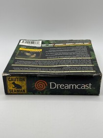 Caution Seaman SEGA Dreamcast Game CIB W/ Microphone & Foam Ball