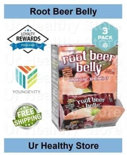 Root Beer Belly - 30 Count Box (3 PACK) Youngevity Sticks **LOYALTY REWARDS**