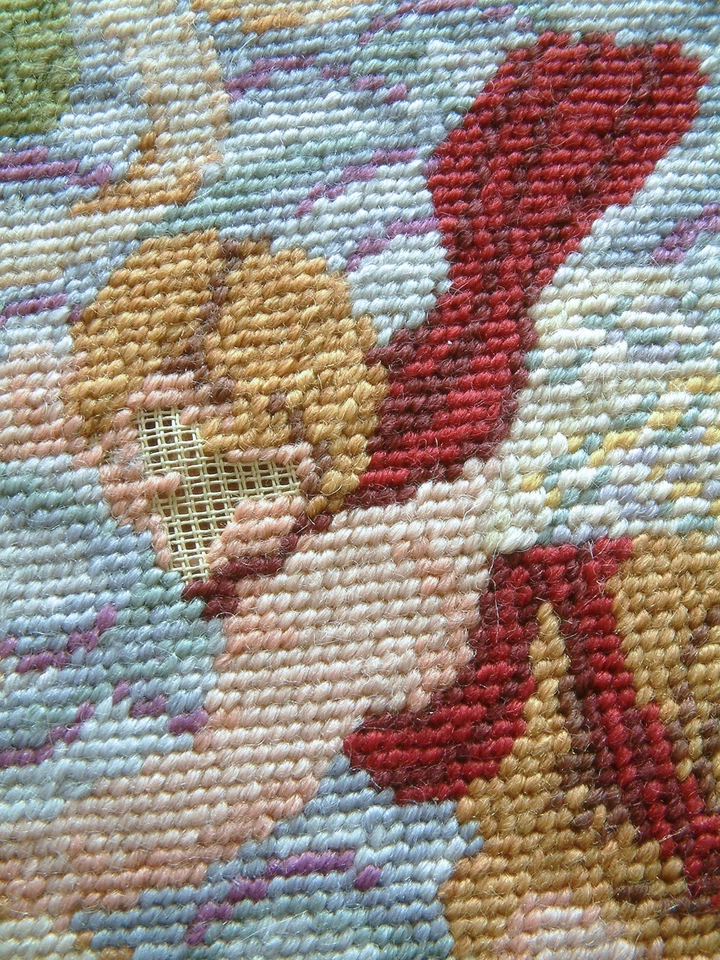 Lovely Cute Cherub Babies Hand Crafted Needlepoint Canvas Preworked Beautiful - Image 3 of 4