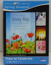 BOX 12 Christian ALL SPRING OCCASIONS Greeting Cards, NIV Bible Scripture Verse