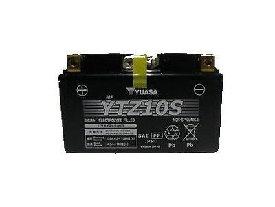 Batterie Yuasa YTZ10S 12V anti-panne de démarrage pour Tmax 500