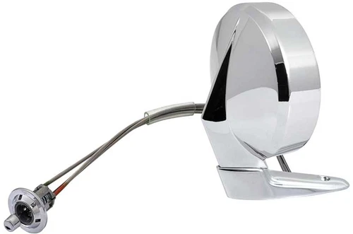 OER LH Driver Side Chrome Remote Door Mirror For 1966-1974 Dodge Charger