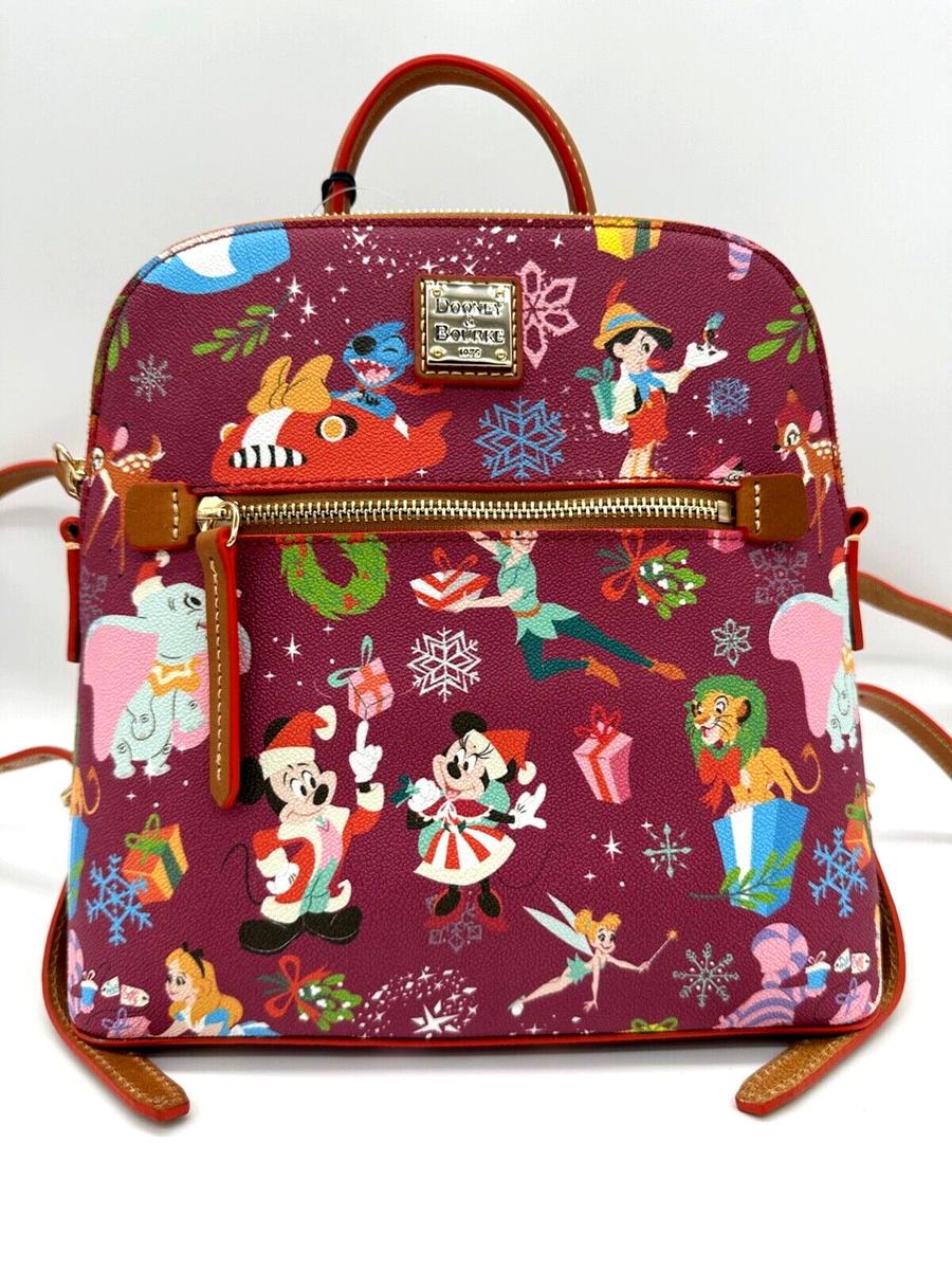 disney dooney and bourke mini backpack Disney Dooney & Bourke Christmas Classics Mini Backpack Purse Mickey Minnie  B