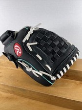 RAWLINGS FASTPITCH 11.5" SOFTBALL GLOVE WFP115MT BASKET WEB BLACK - RHT