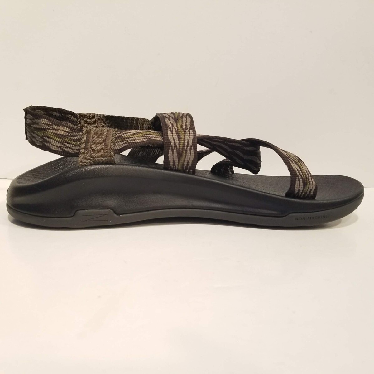 Chaco Z Cloud Strappy Sandals Saguaro Brindle Green Outdoor Waterproof Mens 12 Chaco J106087 Men main image 4