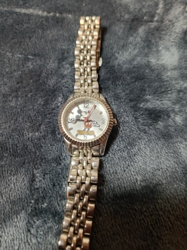 Disney Mickey Mouse Watch Silver Tone Band ( NO Battery) | eBay display picture 3