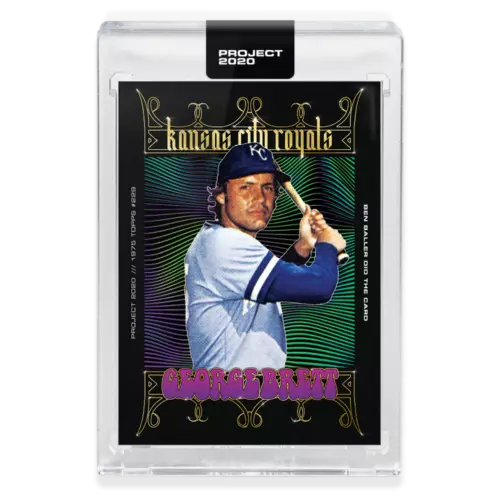 Topps Project 2020~1975 George Brett #271 By Ben Baller PR:4245